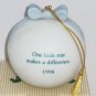 Disney Winnie Pooh Piglet Ornament Christmas Tree Star Makes Difference 1998