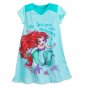 Disney Store Ariel Nightshirt Nightgown Princess Little Mermaid Green 2018 New 7/8