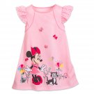 Disney Store Minnie Mouse Nightshirt Nightgown Girls Pink 2017 New Size 7/8