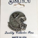 Oakland Raiders Pin Pewter Team Helmet Hat Lapel NFL Football
