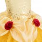 Disney Store Princess Belle Costume Dress Fancy Size 5/6 Halloween New