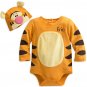 Disney Store Tigger Baby Costume Bodysuit Hat Winnie the Pooh 9-12 Months 2018 New