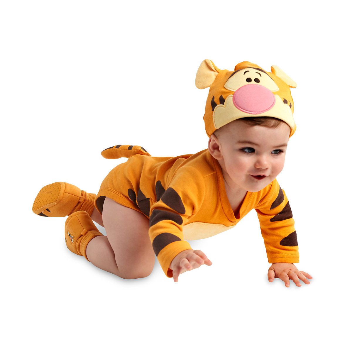 Disney Store Tigger Baby Costume Bodysuit Hat Winnie the Pooh 1824 months