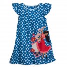 Disney Store Elena Nightshirt Nightgown Girls Size 2018 New 5/6