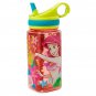 Disney Store Ariel The Little Mermaid Plastic Water Bottle Straw 2018