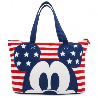 Disney Store Mickey Mouse Americana Foldable Tote Bag 2018