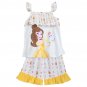 Disney Store Belle 2 Piece Pajamas Short Sleep Set Size 5/6 2018