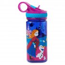 Disney Store Frozen Elsa Anna Plastic Water Bottle Straw 2018