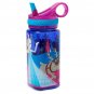 Disney Store Frozen Elsa Anna Plastic Water Bottle Straw 2018