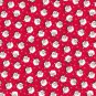 Santa Claus Christmas Holiday Red Fabric Hair Scrunchie Ties Scrunchies by Sherry