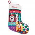 Disney Store Minnie and Mickey Mouse Stocking Christmas 2018