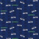 2 Seattle Seahwaks Football Mini Print Fabric Mini Hair Scrunchies Scrunchie NFL
