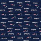 2 New England Patriots Football Mini Print Fabric Mini Hair Scrunchies Scrunchie NFL