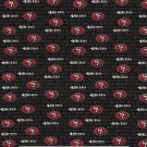 San Francisco 49ers Football Mini Fabric Hair Scrunchie Scrunchies NFL