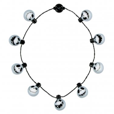 Disney Store Jack Skellington Light-up Necklace Halloween 2018