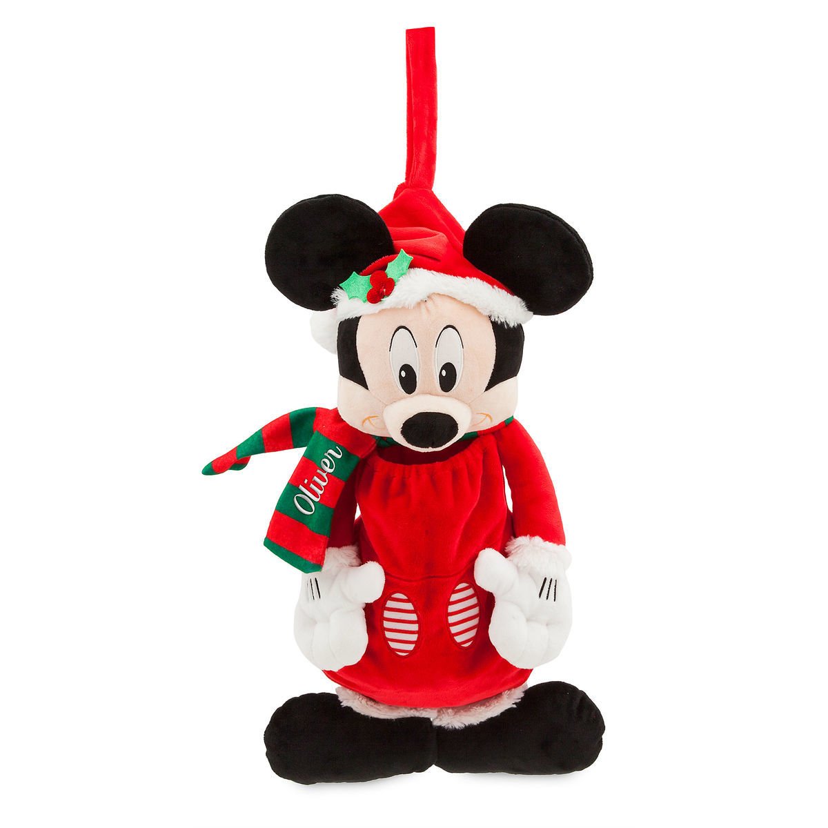 disney store christmas mickey plush