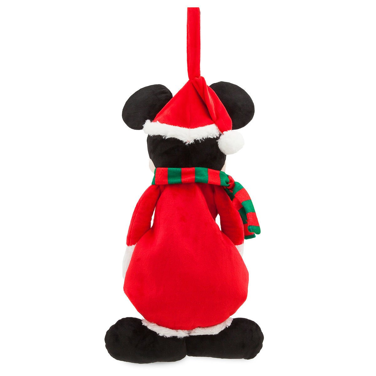 disney store mickey mouse vintage christmas soft toy