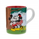 Disney Store Mickey and Minnie Mouse Picnic Kiss Mug New 2018