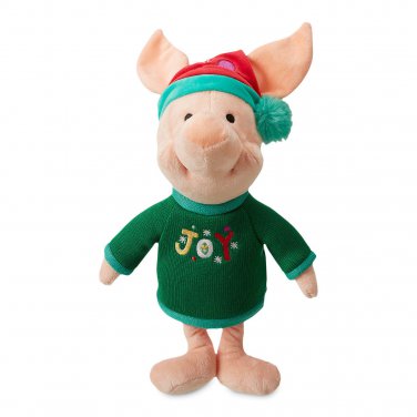 Disney Store Piglet Holiday Plush  Medium 2018