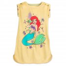Disney Store Ariel Nightshirt Nightgown Princess Little Mermaid Yellow 2019 New 7/8