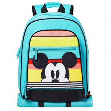 Disney Store Mickey Mouse Summer Fun Backpack with Picnic Mat New 2019