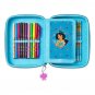 Disney Store Aladdin Jasmine Zip Up Art Case Stationary Pencils Markers 2019