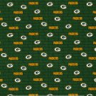 Green Bay Packers Football Mini Print Fabric Hair Scrunchie Scrunchies NFL