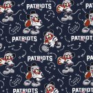 New England Patriots Mickey Mouse Football Fabric Hair Scrunchie Scrunchies NFL