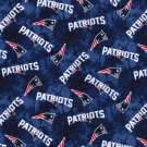 New England Patriots Football Tie Dye Flannel Fabric Hair Scrunchie Scrunchies NFL