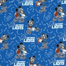 Detroit Lions Mickey Mouse Football Fabric Hair Scrunchie Scrunchies NFL