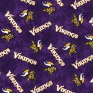 Minnesota Vikings Football Tie Dye Flannel Fabric Hair Scrunchie Scrunchies NFL