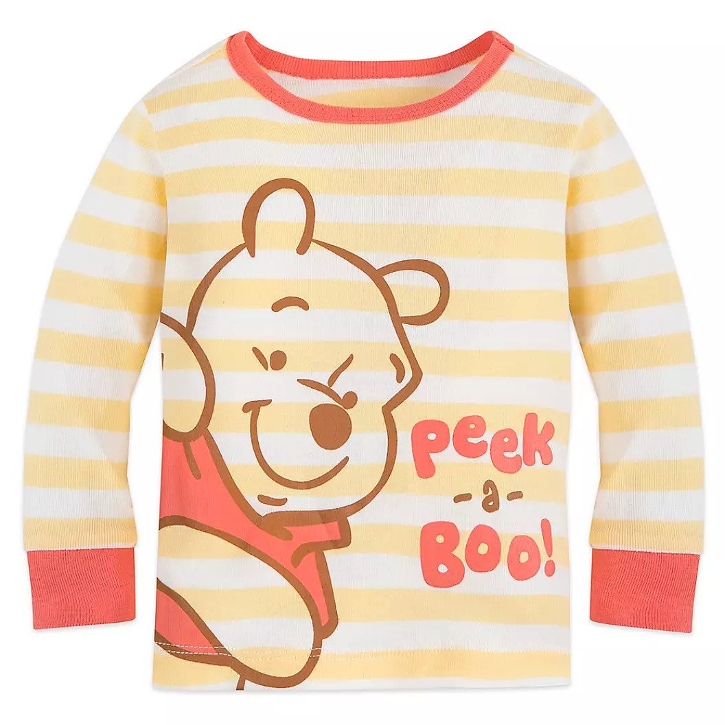 -Disney Store Winnie the Pooh PJ Pals for Baby Pajamas 9-12 Months New