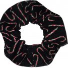 Candy Canes Christmas Holiday Red Green Black Fabric Hair Scrunchie Ties Scrunchies by Sherry Candy Canes Christmas Holiday Red Green Black Fabric Hair Scrunchie Ties Scrunchies by Sherry