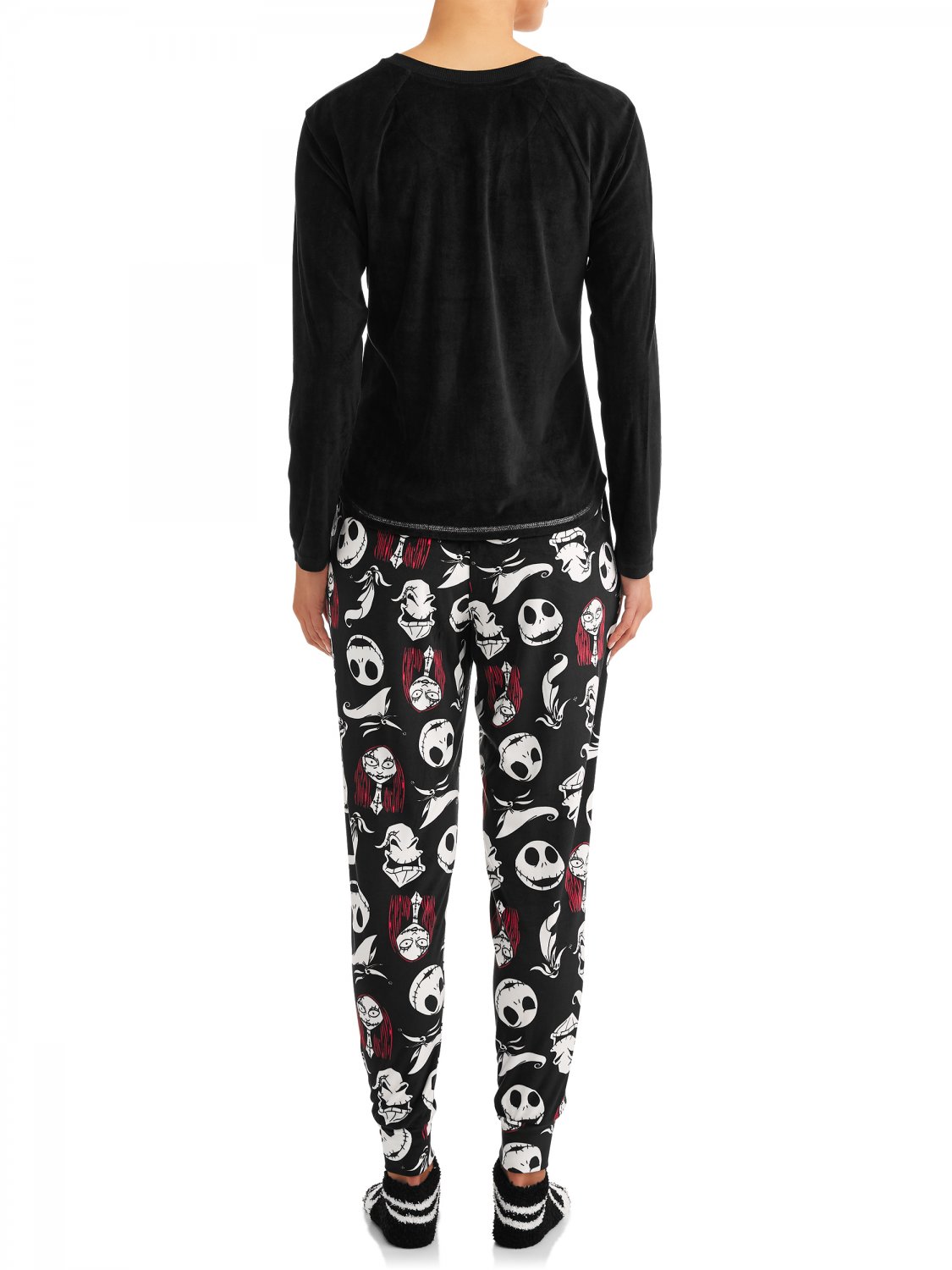 disney women's and women's plus nightmare before christmas pajama sleep shirt with socks