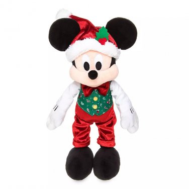 Disney Store Mickey Mouse Christmas Plush Toy Exclusive 2019 Limited New