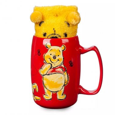 Disney Store Winnie the Pooh Mug and Sock Set New 2019