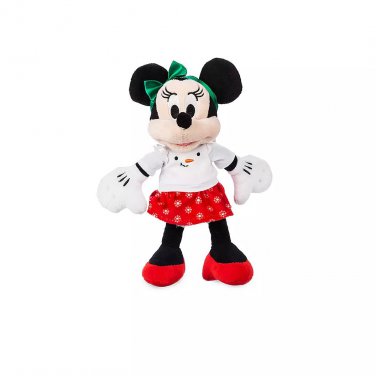 Disney Store Minnie Mouse Holiday Plush &acirc;�� Mini Bean Bag &acirc;�� 9'' New 2019