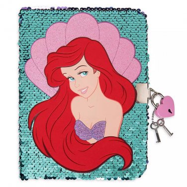 Disney Store Ariel Reversible Sequin Diary Journal 2019