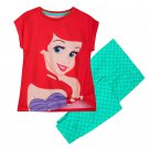 Disney Store Ariel Sleep Set Pajamas Princess Green 2020 Size 5