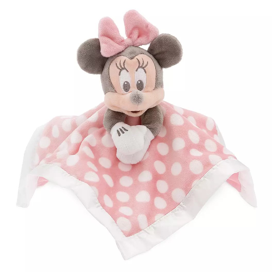 Disney Store Minnie Mouse Plush Blankie for Baby 2020 sold ebay 10/2022