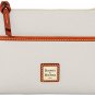 Dooney & Bourke WhitePebble Grain Ginger Pouchette Crossbody Handbag Purse