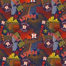 Houston Astros Fabric Hair Ties Scrunchies by Sherry MLB Baseball
