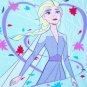 Disney Store Frozen Pj Pals Elsa Piece Pajamas Blue Size 5