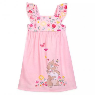 Disney Store Miss Bunny Bambi Nightshirt Sleepwear Girls Pink Size 4 2020