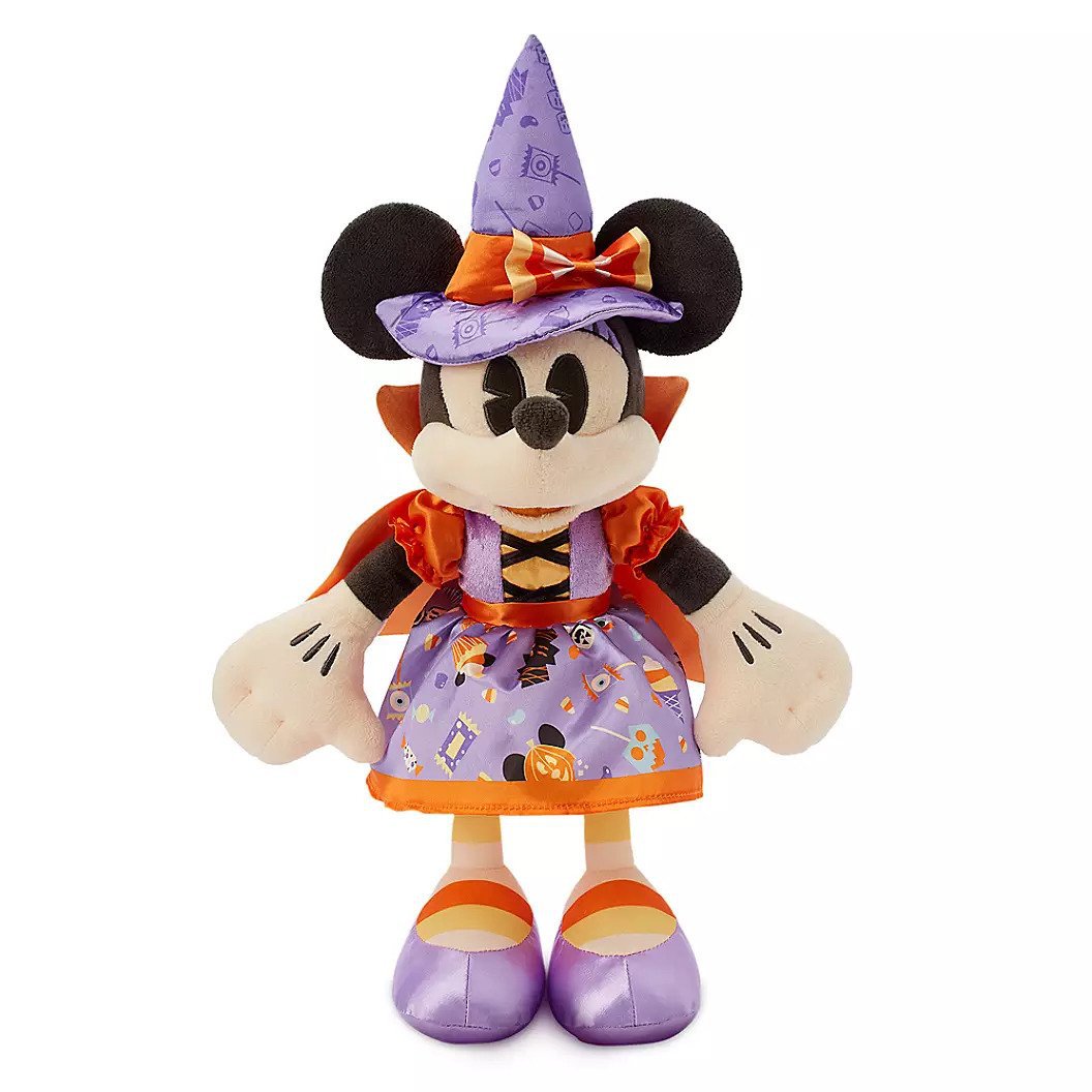 Disney Store Minnie Mouse Plush Halloween 15'' 2020 New