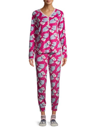 Disney Eeyore Women's and Women's Plus Pajama Socks Set 2020 XXL New