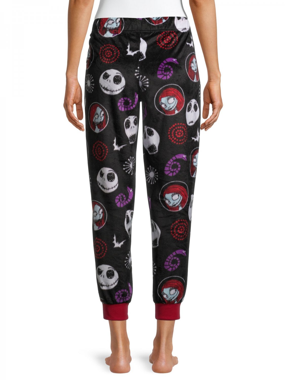 Disney Jack Skellington Women's and Women's Plus Cuffed Pajama Pants ...