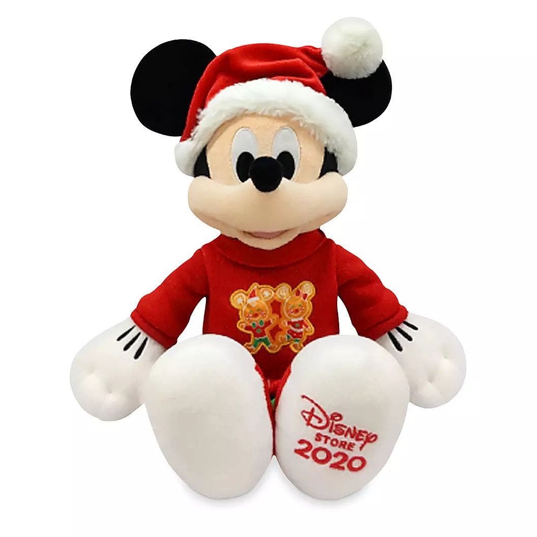 disney store mickey mouse rainbow medium soft toy