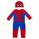 Disney Store Spider-Man Costume Romper with Hat for Baby  6-9 New 2020