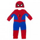 Disney Store Spider-Man Costume Romper with Hat for Baby  12-18 New 2020